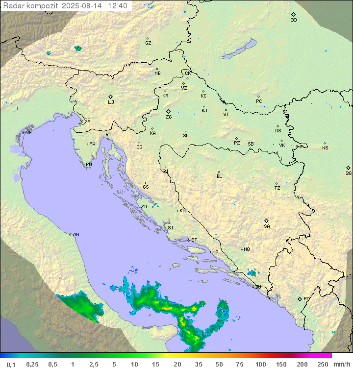Padavine Hrvaška