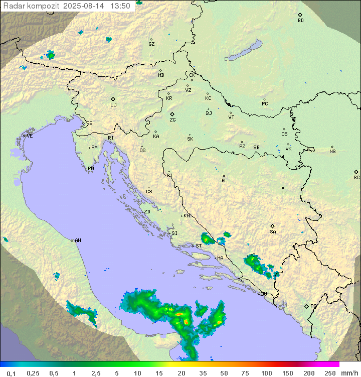 Padavine Hrvaška