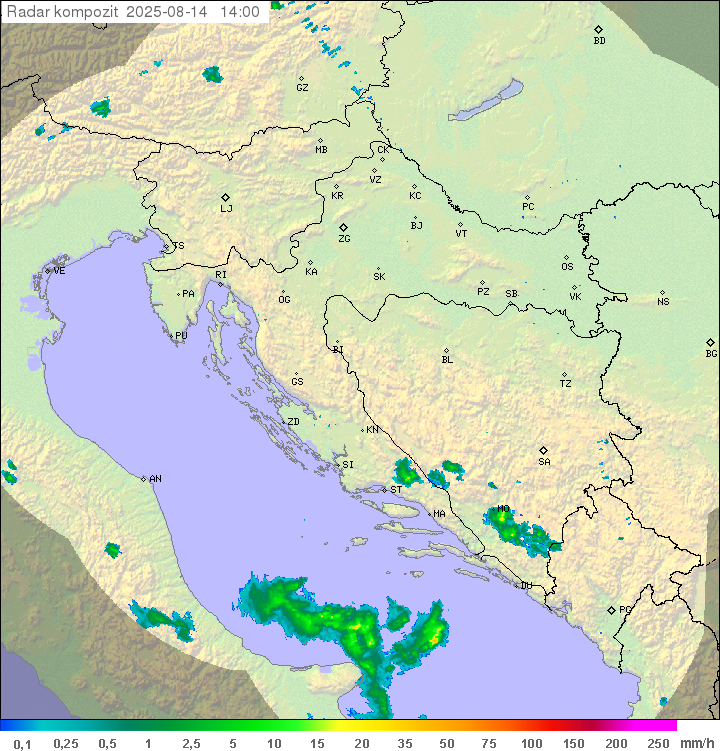 Padavine Hrvaška