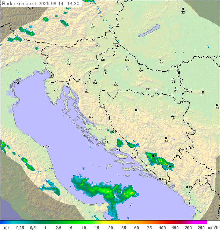 Padavine Hrvaška