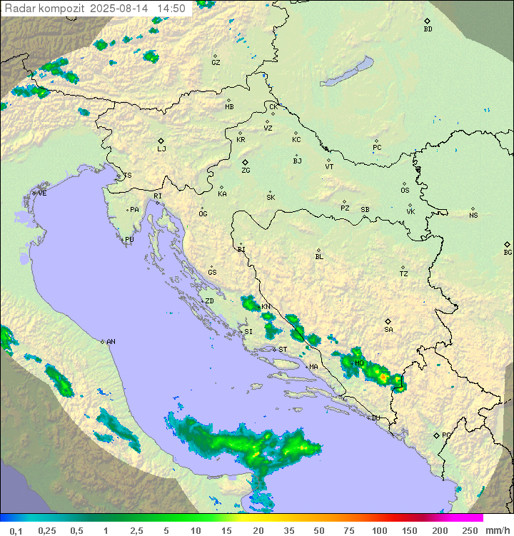 Padavine Hrvaška