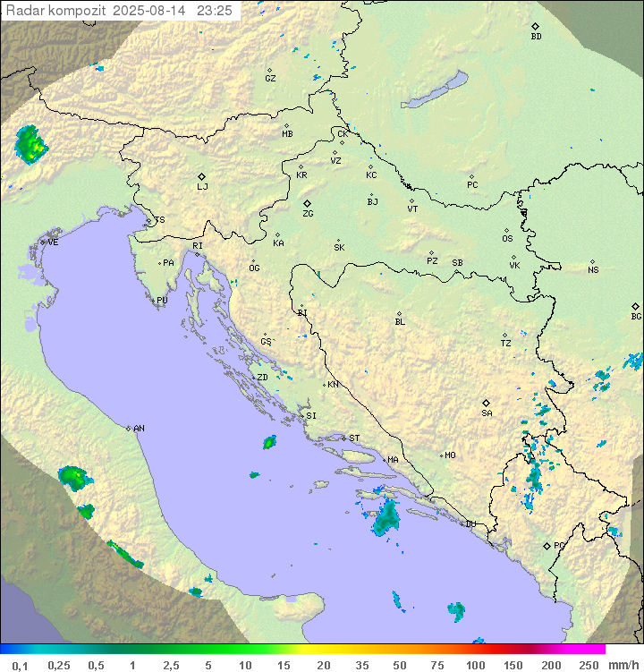 Padavine Hrvaška