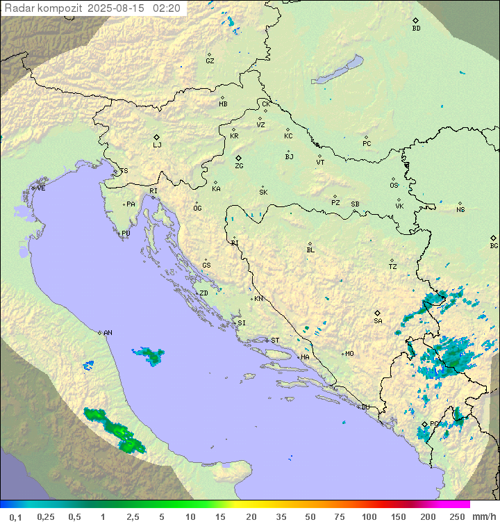 Padavine Hrvaška