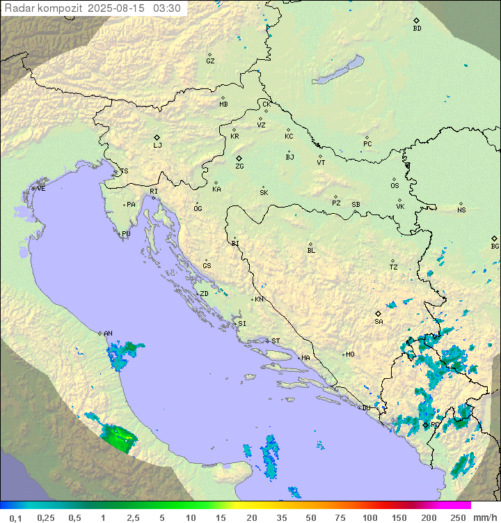 Padavine Hrvaška