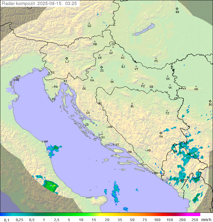Padavine Hrvaška