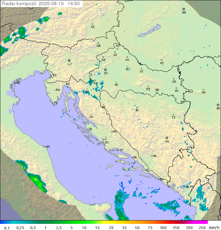 Padavine Hrvaška