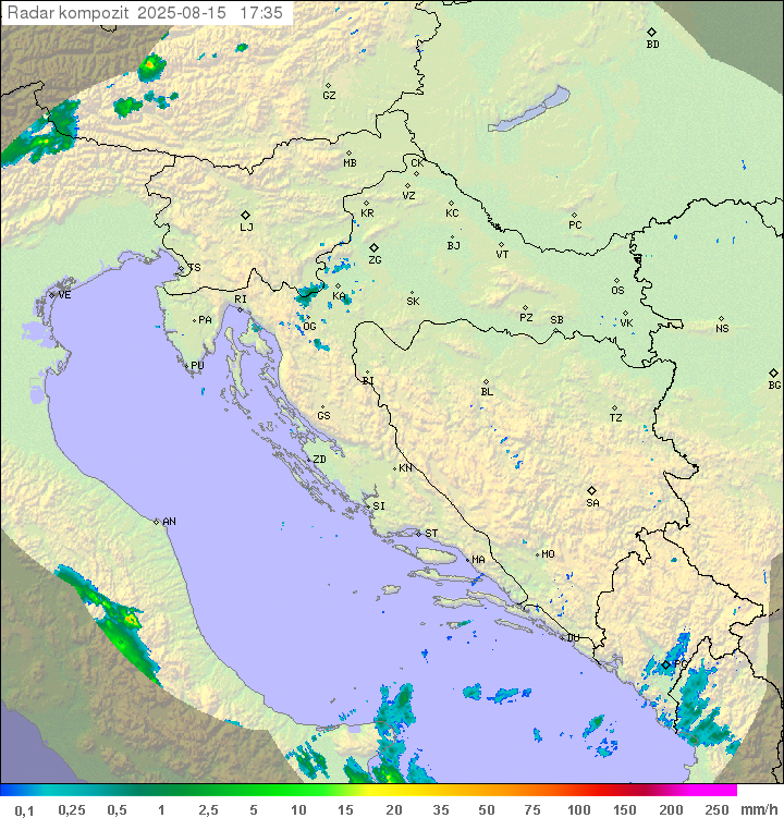 Padavine Hrvaška