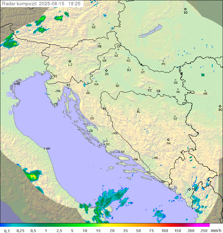 Padavine Hrvaška