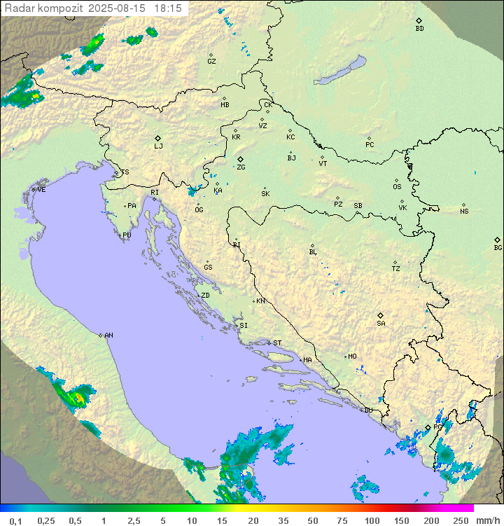 Padavine Hrvaška