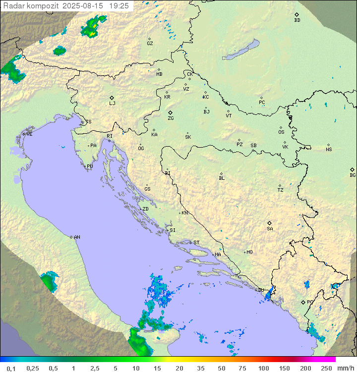 Padavine Hrvaška