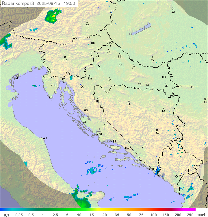 Padavine Hrvaška