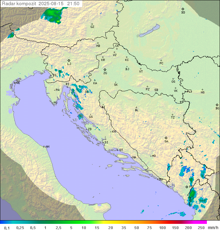 Padavine Hrvaška
