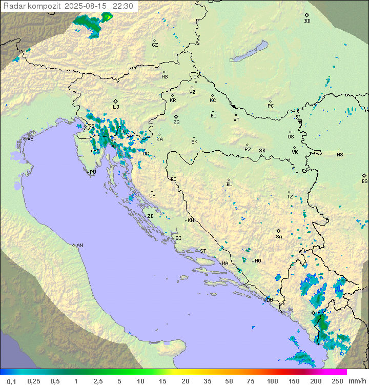 Padavine Hrvaška