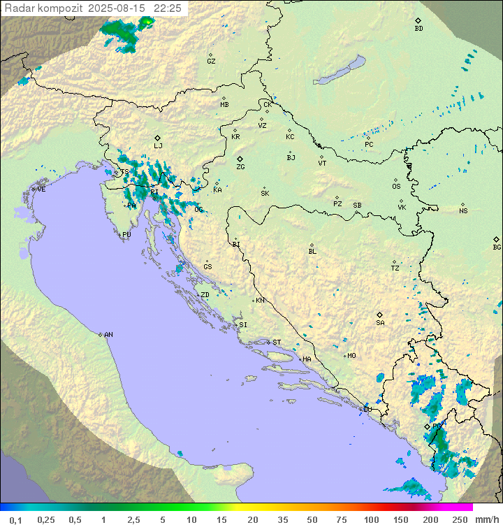 Padavine Hrvaška