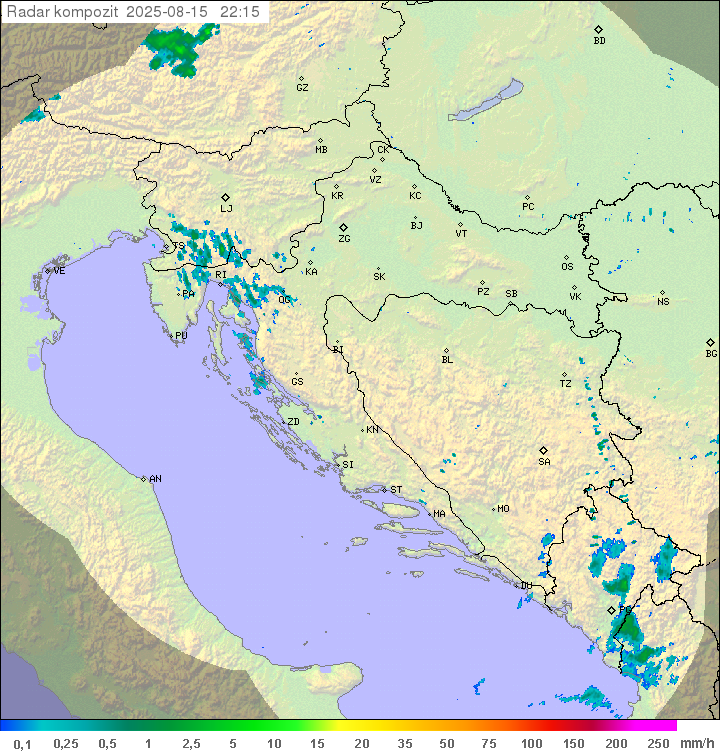 Padavine Hrvaška