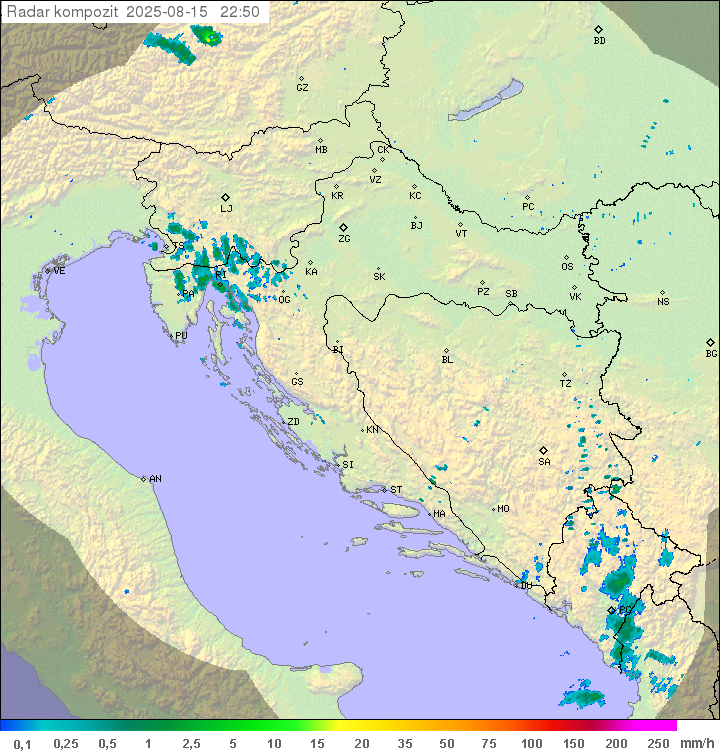 Padavine Hrvaška
