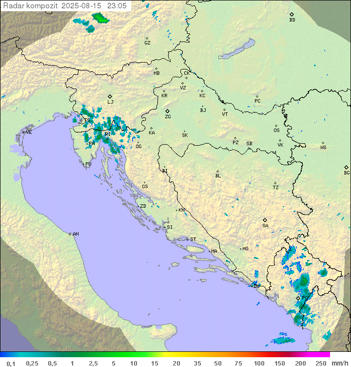 Padavine Hrvaška