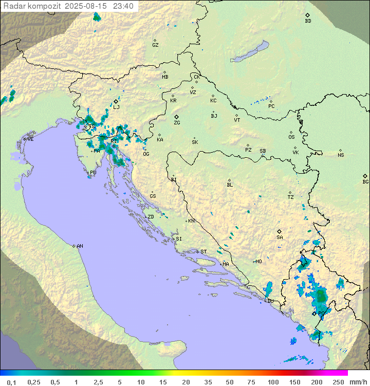 Padavine Hrvaška