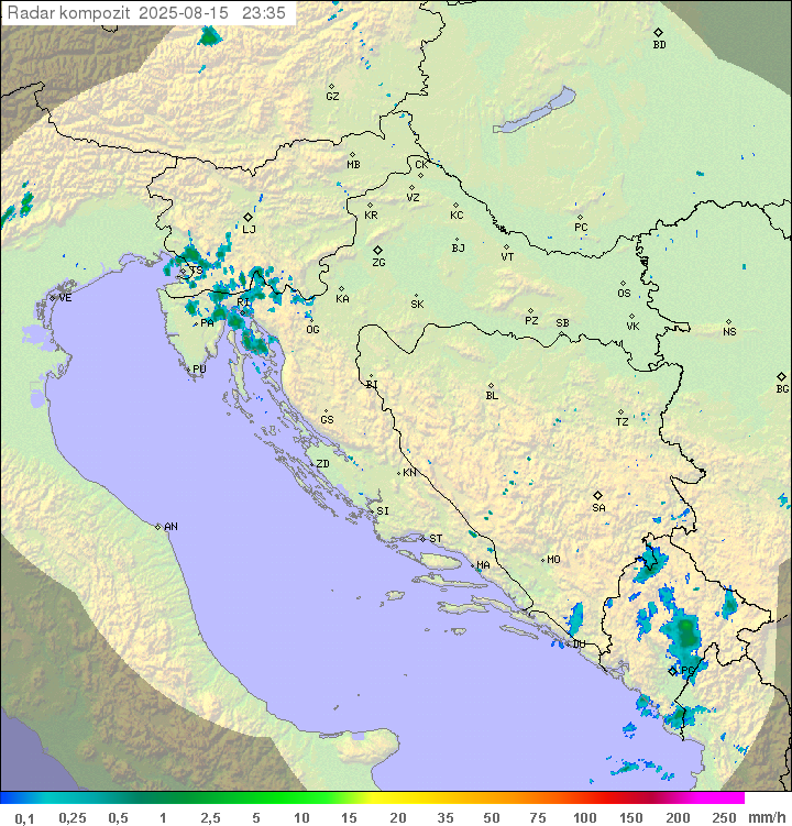 Padavine Hrvaška
