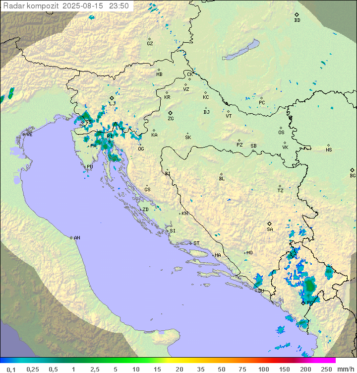 Padavine Hrvaška