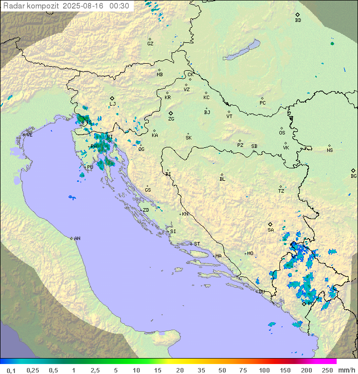 Padavine Hrvaška