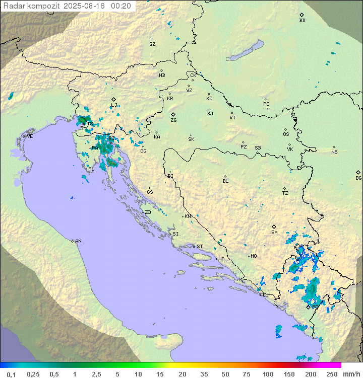 Padavine Hrvaška