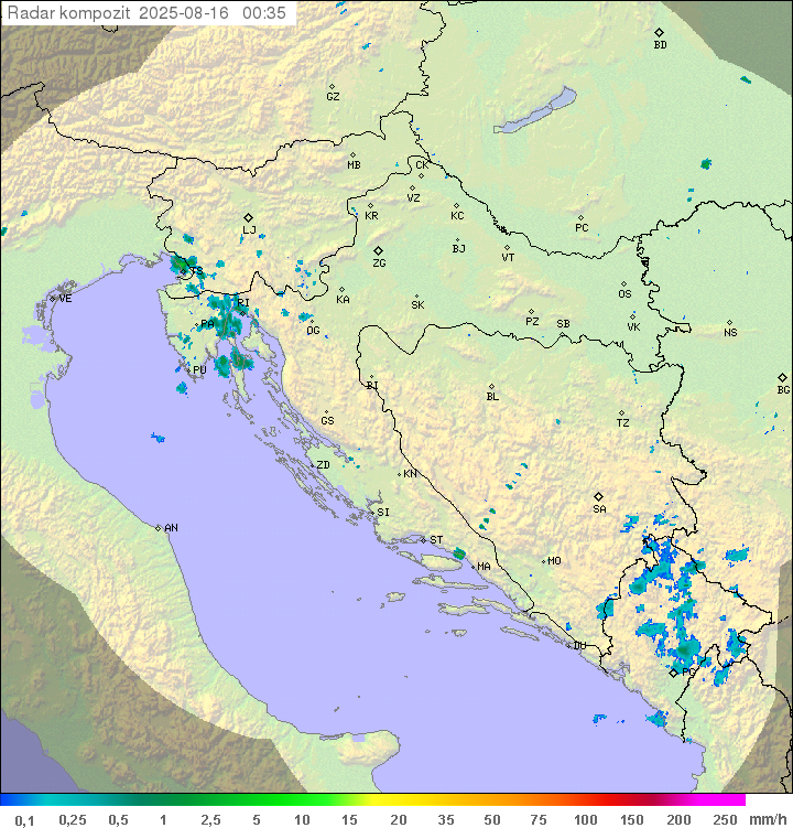 Padavine Hrvaška