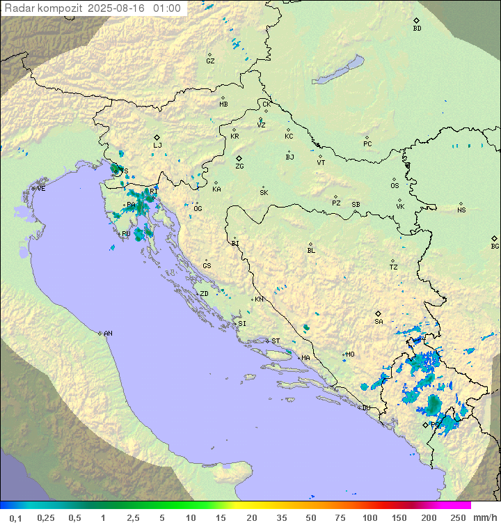 Padavine Hrvaška