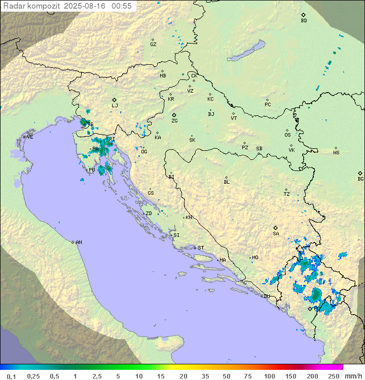 Padavine Hrvaška