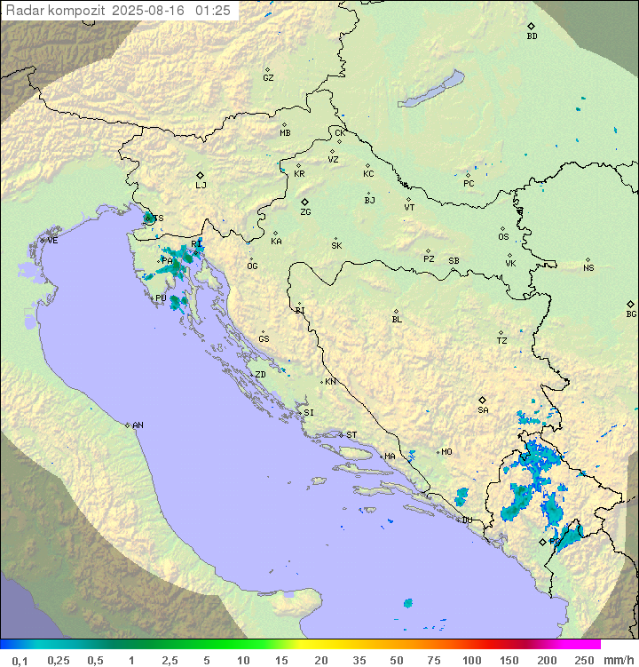 Padavine Hrvaška