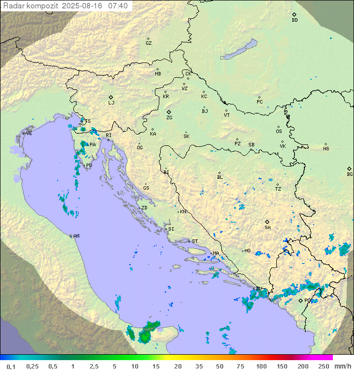 Padavine Hrvaška