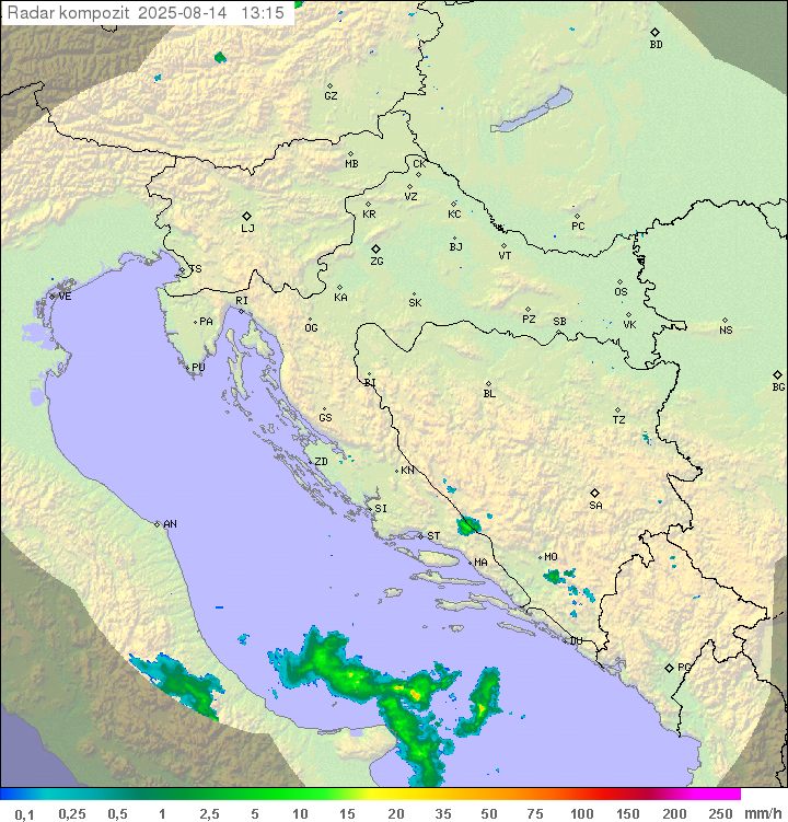 Padavine Hrvaška