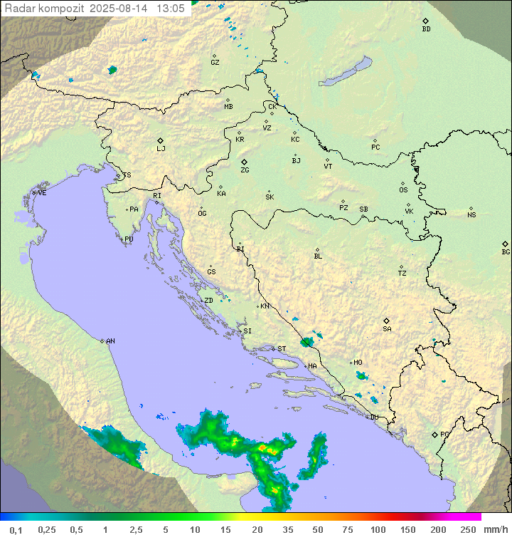 Padavine Hrvaška