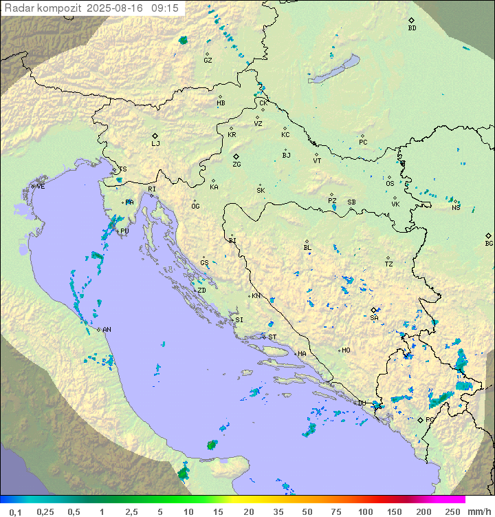 Padavine Hrvaška