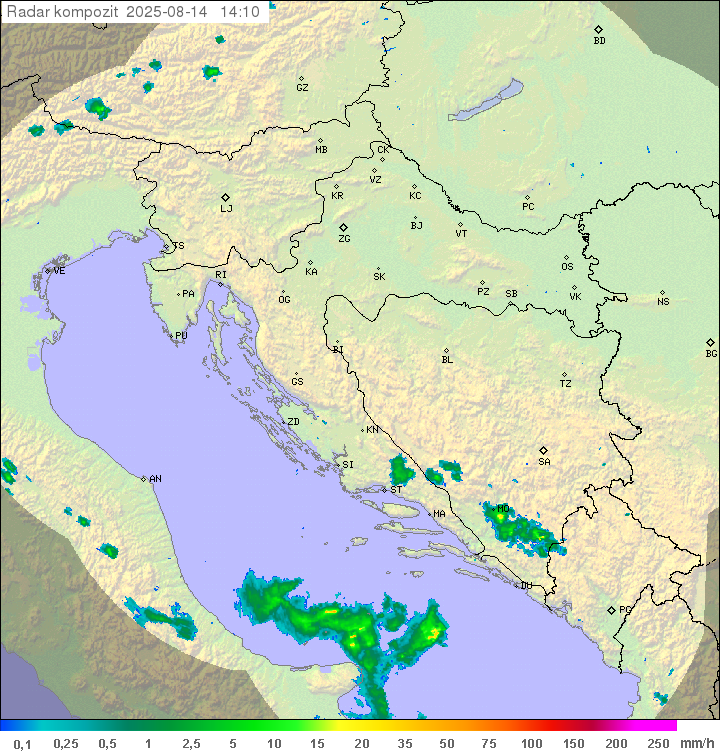 Padavine Hrvaška
