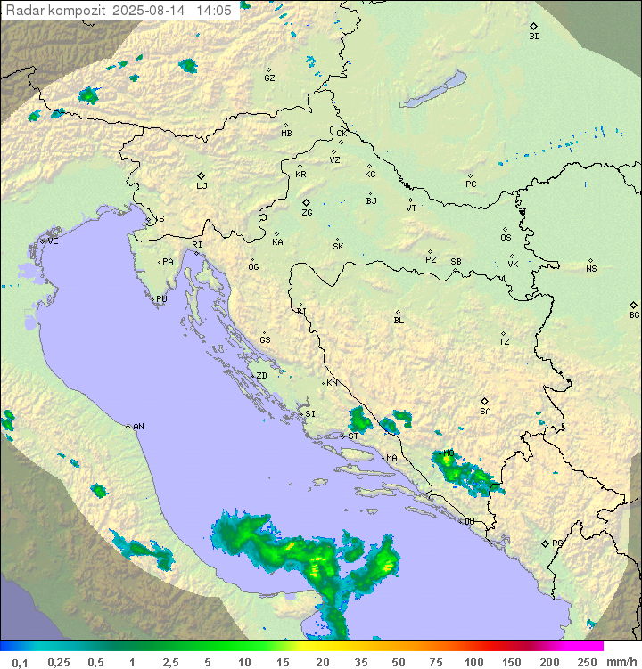 Padavine Hrvaška