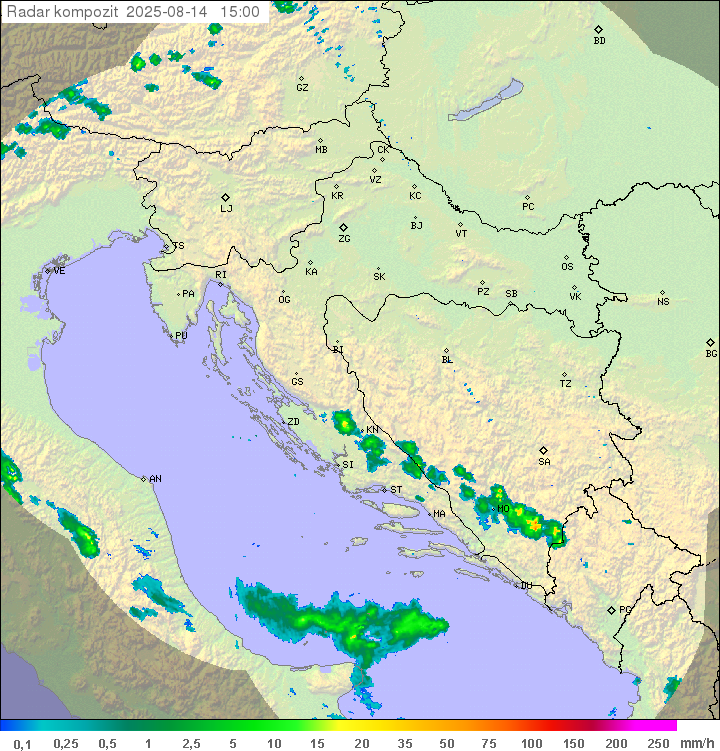 Padavine Hrvaška