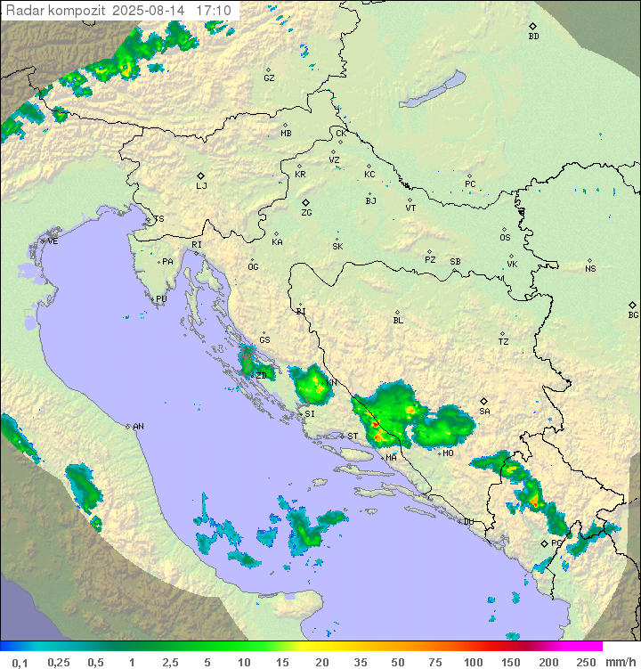 Padavine Hrvaška