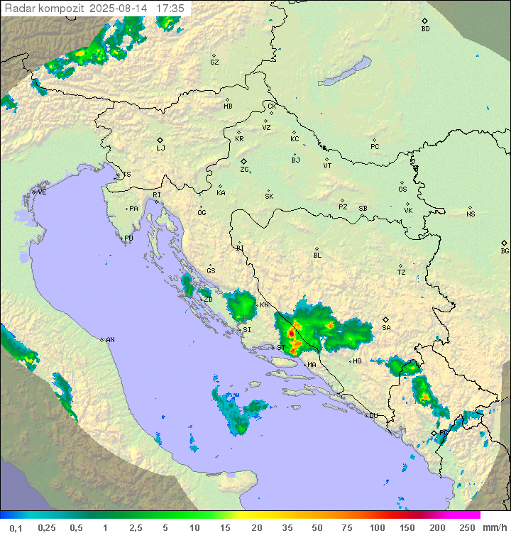 Padavine Hrvaška