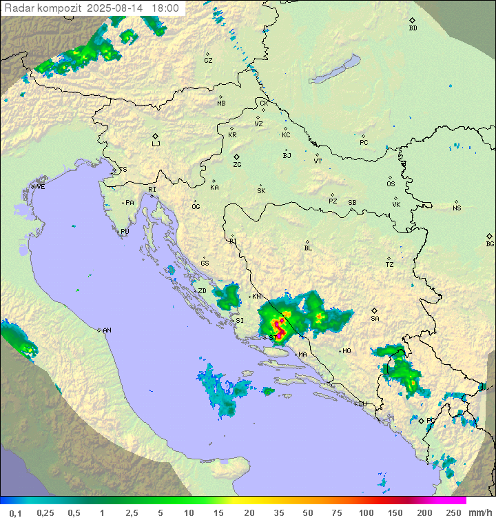 Padavine Hrvaška