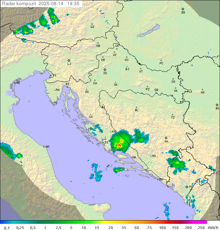 Padavine Hrvaška
