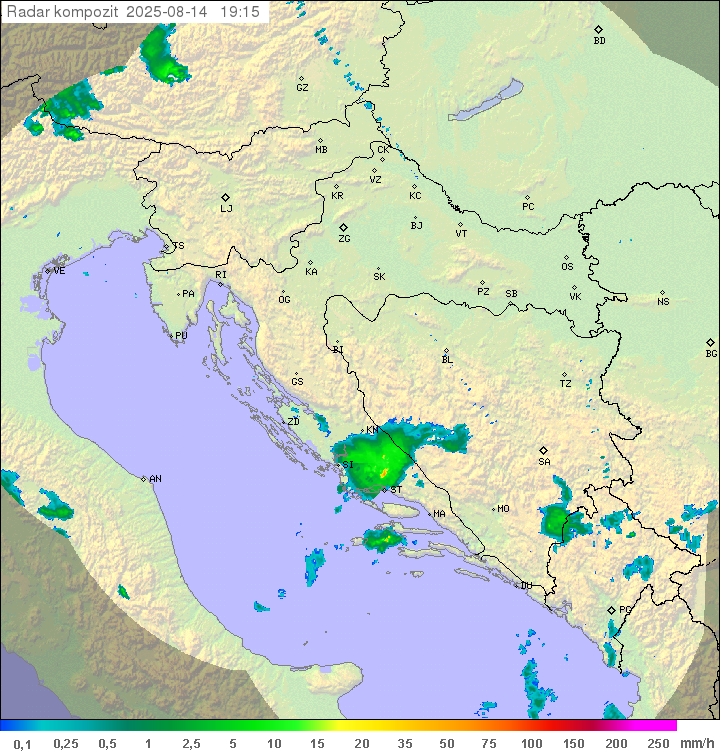 Padavine Hrvaška