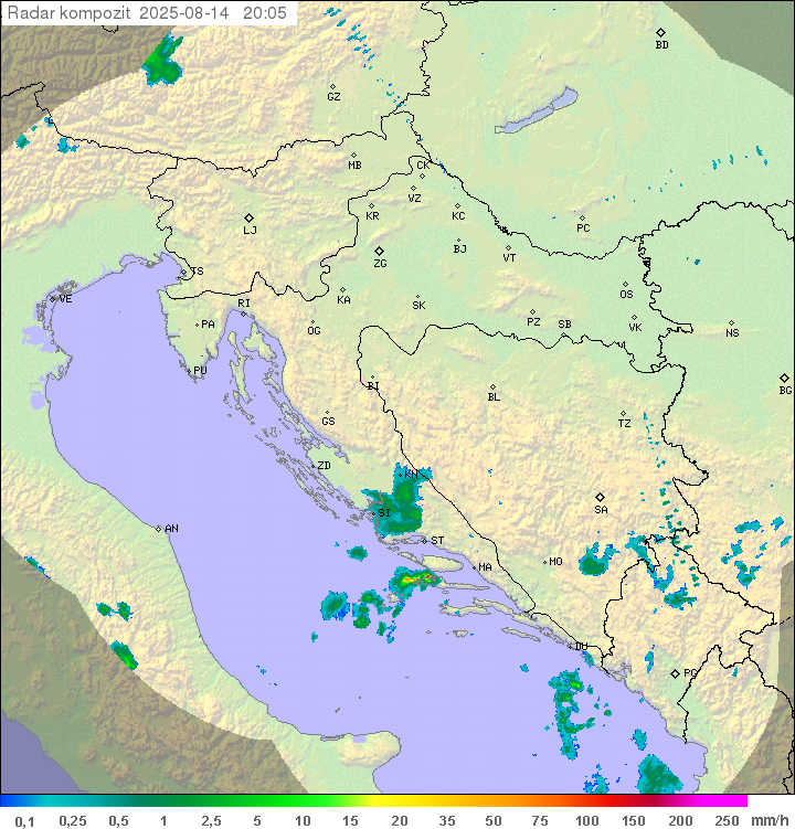 Padavine Hrvaška