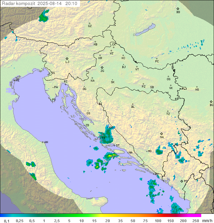 Padavine Hrvaška