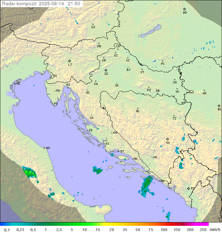 Padavine Hrvaška