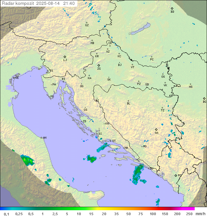 Padavine Hrvaška