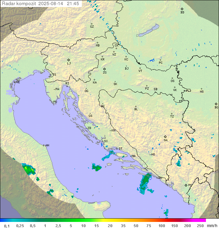 Padavine Hrvaška
