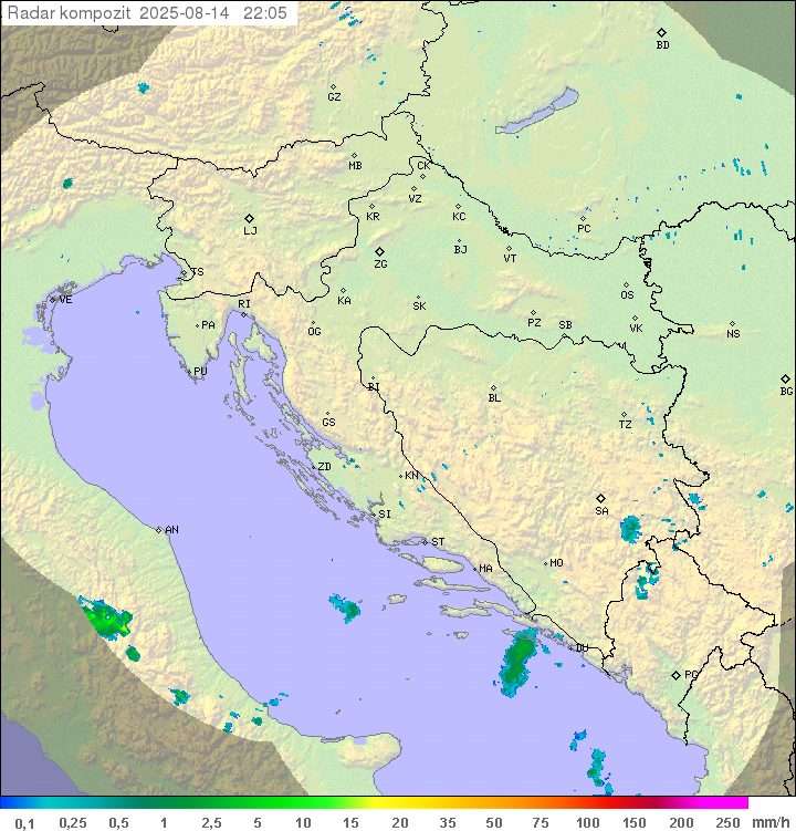 Padavine Hrvaška