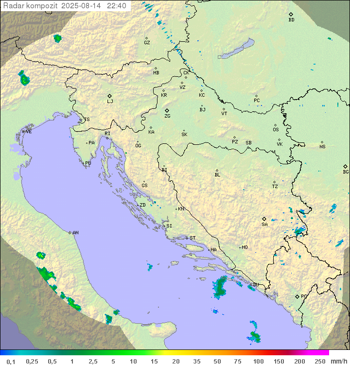 Padavine Hrvaška