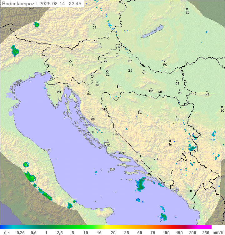 Padavine Hrvaška